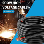 100ft 16/4 16 AWG Portable Power Cable (4 Conductor) - SOOW 600V 16 Gauge Electric Wire for Motor Leads, Portable Lights, Battery Chargers and Machinery - 4 Conductor - 100 Feet Electrical Cord