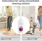 Compatible with Tineco Cleaning Solution Lavender Scent Floor Cleaning Solution, Suitable for All Robot Vacuum Cleaners and Wireless Wet Dry Dual-Use Vacuum Cleaners (2 Bottle, Lavender)