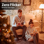 dalattin A19 LED Light Bulbs 60 Watts Equivalent Bulbs,800 LM,Non-Dimmable,Efficient 9W Energy Saving Lights for Living Room,Office,80+ CRI,120V,UL Listed (Soft White 2700k, 10 Counts)