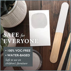 AMY HOWARD AT HOME Chalk-Based One Step Paint for Furniture, Cabinetry, Decor, Finish, and More | No Stripping, Sanding, or Priming | Ultra-Light Base | 16 Ounce | Parisian Gray