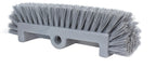 SPARTA Multi-Level Tile Scrub Brush 12" Wide Brush Head, Heavy-Duty Tile Cleaning Brush with End Bristles for Commercial Tiles, Tubs and Floor, Plastic, 12 Inches, Gray