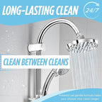 Oh Yuk Daily Shower Cleaner Combo – 24 oz Spray + 16 oz Concentrate Makes 10 Refills | Daily Use Cleaner Prevents Soap Scum on Tile, Glass, Acrylic & Fiberglass