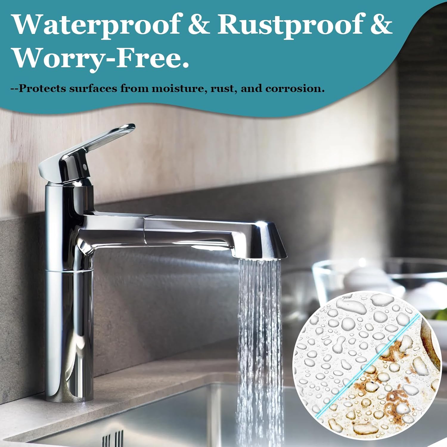 Ceramic Coating Spray for Stainless Steel and Hard Surfaces, Anti-Fingerprint, Stain Resistant, Hydrophobic Protection for Appliances, Glass, Tile, Countertops, 600ml