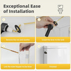 iFealClear Universal Metal Side Toilet Flush Hnadle Replacement, Angle Mount Toilet Handle Replacement Compatible with Kohler, American Standard, TOTO, Mansfield, Solid Brass, Oil Rubbed Bronze