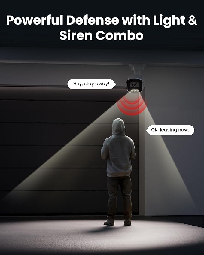 ZOSI 4K PoE Security Camera System,4pcs 4K C186 Aurora Lux Outdoor Indoor Wired Cameras,True Full Color Night Vision,Person Vehicle Detection,2 Way Audio,8MP 8CH NVR with 2TB HDD for 24/7 Recording