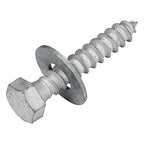 3/8 x 2 (50 Pack) Lag Screw Kit, 50 Screws and 50 washers, Hot Dip Galvanized, Meets ASME B18.2.1 Industrial/Commercial Grade by Makers Bolt