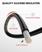 NAOEVO 16 Gauge Wire 300ft, 16 AWG Wire 6 Colors 50ft Each Spool, Flexible Silicone Tinned Copper Electrical Cable, Wiring kit for Breadboard/Automotive/DIY/Battery, 200℃