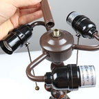 Bieye SS018 Lampshade Support with Finial for Tiffany Style Stained Glass Floor Lamp Table Lamp (G3/8 125mm Crown)