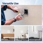 Old Work Box 2 Gang, 25 CU. in. Outlet Box, PVC, UL Listed, 96 Pack