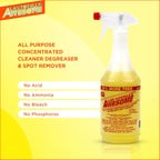 La's Totally Awesome All Purpose Cleaner Combo – 24 oz Spray + 64 oz Refill – Heavy Duty Degreaser & Multipurpose Cleaner for Home, Kitchen, Bathroom, Floors & More