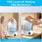 Portable Washing Machine, 1.5L Underwear Washer Rechargeable Cordless Makeup Sponges Cleaner Deep Clean Socks, Underwear, Baby Clothes, Washing Machine for Apartment, Dorm, Camping(White)