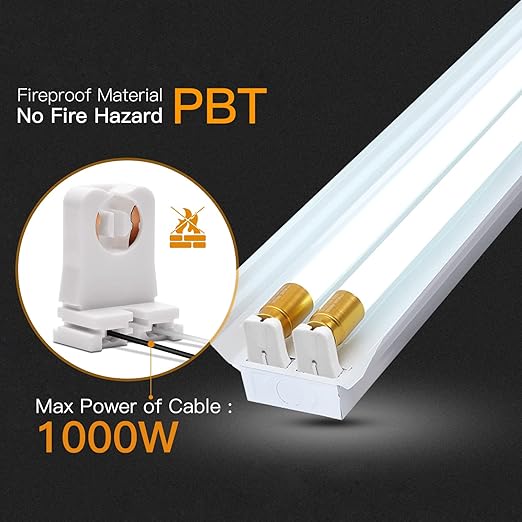 30-Pack JACKYLED Non-Shunted Turn-Type T8 Lamp Holder UL Socket Tombstone with 10 inches Wires Attached for LED Fluorescent Tube Replacements