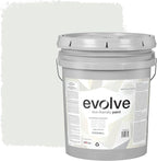 EVOLVE Paint & Primer: Environment-friendly, Low Sheen with One-coat Coverage for Interior & Exterior surfaces (Antique White, 5-Gallon)