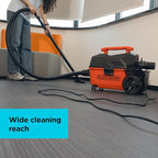 BLACK+DECKER BDXV18905P-4 Wet Dry Vacuum 4 Gallon 5.0 Peak HP Wet Dry Vac with Accessories, Powerful Suction with Blower fuction, Small Vacuum Cleaner for Outdoor, Garage, Home and Car