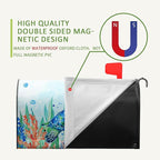 Sea Turtle Magnetic Mailbox Covers Oversized Summer Beach Mailbox Cover Large Size 21 x 25.5 Inch Ocean Coral Nautical Post Letter Box Wraps Decor for Garden Outdoor