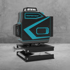 Floor Laser Level 360 Self-leveling - Tile 4 x 360 Green Beam Cross Line Laser Leveler Tool - 16 lines 4D Ceiling Nivel Laser for Construction with Hard-Sided Case and 2 Batteries