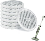 8 Pack Steam Mop Replacement Pads for Shark S8001 S7001 S7201 S7000AMZ S8201 Steam and Scrub Mop Pads Repeatedly Washed for All Floors Cleaning