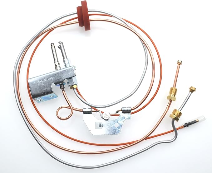 9003542 Natural Gas Pilot Assembly for Water Heater, Upgraded 9003542 Pilot Assembly Replacement Parts for 100109295 18324-190 9003542005 GCV50 With 190 Degree Over-Temperature Protection