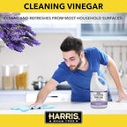 HARRIS Cleaning Vinegar All Purpose Household Surface Cleaner, 128oz (Lavender) with Easy Fill Funnel