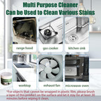 Truey Pot Bottom Black Stain Cleaner Set, 400g, Pot and Pan Bottom Cleaning Paste, Powerful Kitchenware Cleaner, Cooktop Pot Cleaner Effortless for Burned Cookware, Multi-purpose Oil Stain Remover