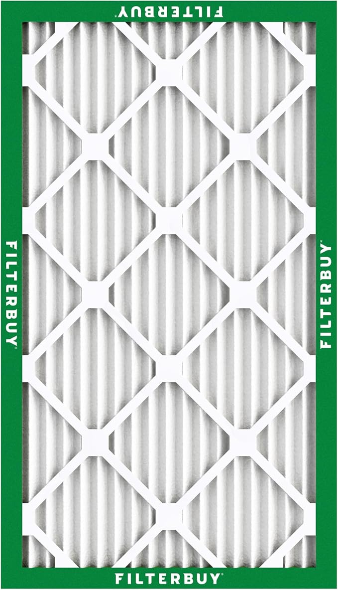 Filterbuy 18x36x1 Air Filter MERV 8 (MPR 700) Dust Defense Replacement (6-Pack), Electrostatic Pleated HVAC AC Furnace Filters, Made in USA (Actual Size: 17.50 x 35.50 x 0.75)