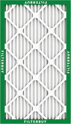 Filterbuy 14x28x1 Air Filter MERV 8 (MPR 700) Dust Defense Replacement (6-Pack), Electrostatic Pleated HVAC AC Furnace Filters, Made in USA (Actual Size: 13.50 x 27.50 x 0.75)