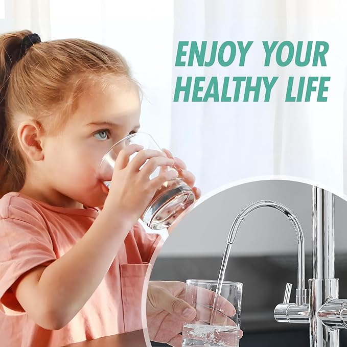 Fapully 3 in 1 Kitchen Faucet with Water Filler and Pull Down Sprayer, Chrome Commercial Kitchen Sink Faucet with Drinking Water Faucet for 1 or 3 Holes Sink