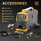 TOOLIOM 200A MIG Welder 4 in 1 MIG/Flux MIG/Lift TIG/Stick Welder 110/220V Dual Voltage Aluminum Welding Machine Spool Gun Compatible