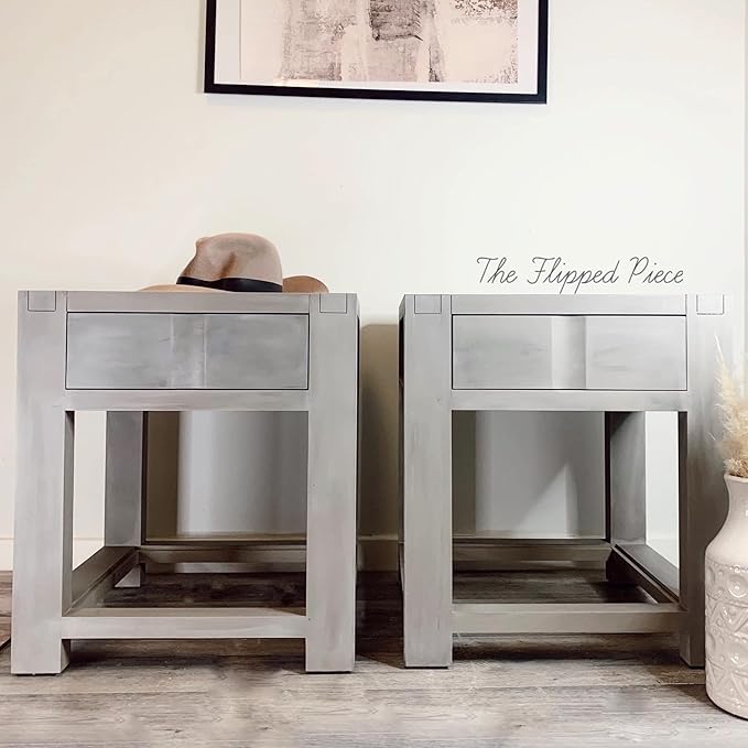 Dixie Belle Paint Company Chalk Finish Furniture Paint - French Linen (16oz) - Matte Light Taupe Chic Chalk Mineral DIY Furniture Paint