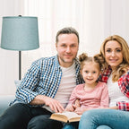 Lamp Shades Set of 2 - Drum Lampshades 11.4" x 12.9" x 9.8" Inches, Fabric Medium Replacement Lampshades for Table Lamp, Floor Lamp, Assembly Required, Spider,Linen