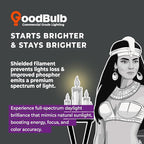 GoodBulb 42 Watt CFL Light Bulbs 4 Pin GX24Q-4 Base 6500K Full Spectrum 42W High Output 3200 Lumens Triple Tube Compact Fluorescent Light Bulbs Plug-in 10 Pack