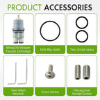 RP46074 Shower Cartridge Repair Kit for Delta MultiChoice 13/14 Series Shower Faucet Single Handle, Replacement Monitor Pressure Balance Cartridge, Includes Allen Wrench