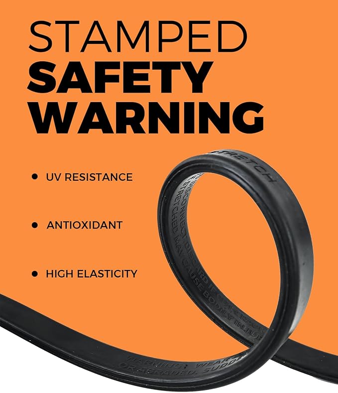 Small Bungee Cords with Hooks 10", Short Elastic EPDM Rubber Straps, 10 Pack Mini Bungee Tie Downs for Bike Accessories, Tool Bags, Car Gear, Wire & Pipe Organization, 180 lbs Load