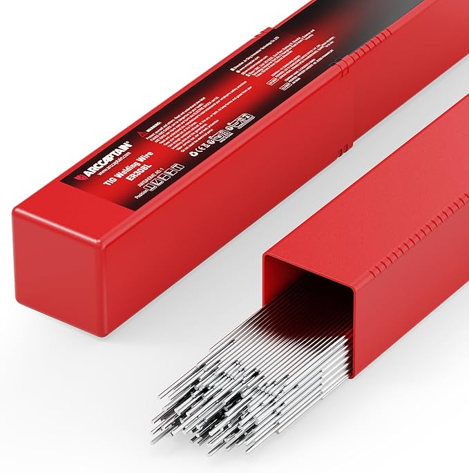 ARCCAPTAIN Stainless Steel TIG Welding Rod ER308L TIG Filler Rod, 3/32" x 16" 5LB