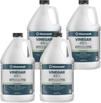 45% Vinegar 4 Gallons (4 Pack, 1 Gallon) - General Purpose All-Natural Multi-Surface Cleaner for Home, Patio & Commercial - High Performance, Powerful Concentrated Acetic Acid - Made in USA
