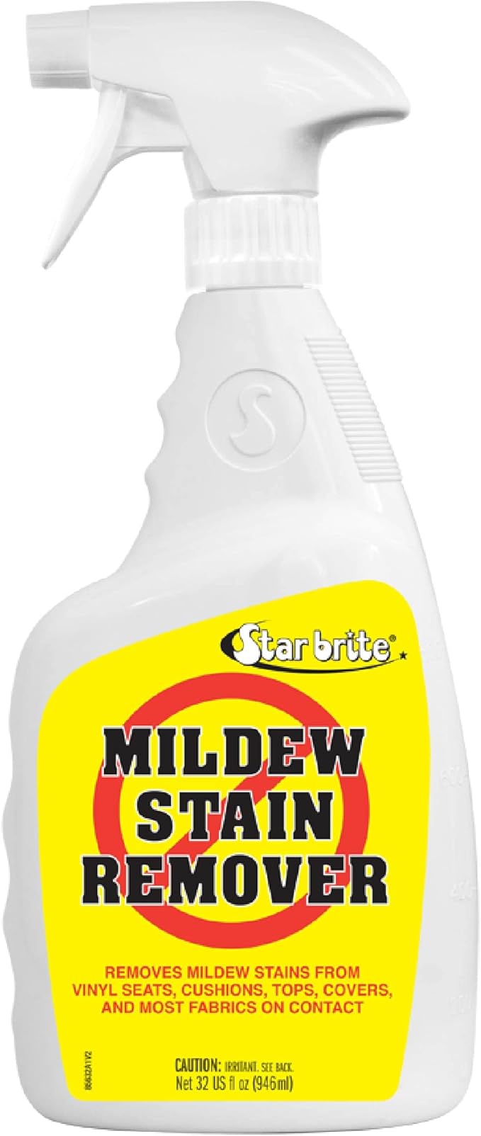 STAR BRITE Mold Stain & Mildew Stain Remover – Lifts Dirt & Removes Mildew Stains on Contact - 32 OZ (085632)