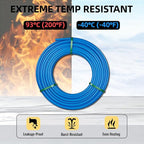 3/4 Inch-300 ft Foskan Blue PEX-B Pipe,Water Tubing with a Pipe Cutter,30 PCS PEX & 100 PCS Cinch Clamps