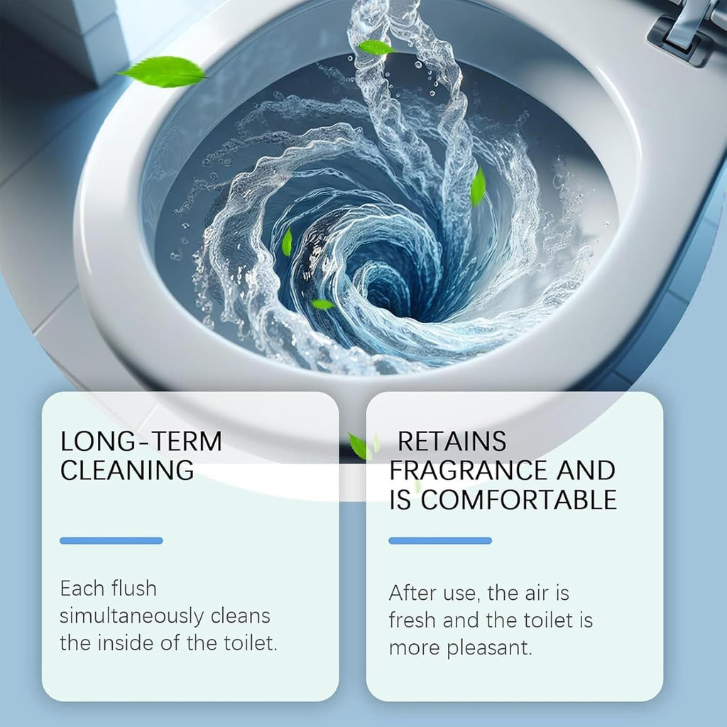 New upgrade Super Clean Toilet Cleaner, Super Clean Pro Toilet Cleaner, Effectively Improve Hygiene And Lasting Fragranc (2PCS)