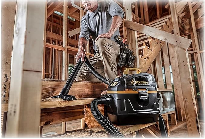 Vacmaster Professional - Professional Wet/Dry , 5 Gallon, Beast Series, 5.5 HP 1-7/8" Hose Jobsite Vac (VFB511B0201), Black