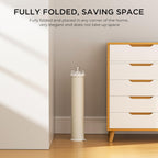 Tripod Clothes Drying Rack, Garment Rack Portable and Foldable Space Saving Laundry Drying Rack - Dryer Rack Clothing Floor Folding Balcony Bedroom Household (Silver(Aluminum), 12 rods)