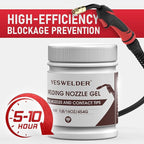 YESWELDER Welding Nozzle Gel for MIG Welding, Anti-Spatter Dip Gel for MIG Torch And Contact Tips (16 Ounces*4 Cans)