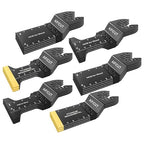 20 Pcs Oscillating Saw Blades Universal Wood Plastics Metal Titanium Multitool Blades Kits Fit Dewalt Rockwell Milwaukee Makita Bosch