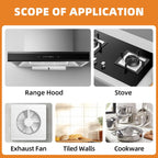 Jocecury 500ML Kitchen Foam Cleaner, Multipurpose Grease Cleaner Spray for Pots, Pans, Surfaces & Appliances with Dual-Spray nozzle,No-rinse Formula