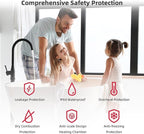 MIZUDO Tankless Water Heater Propane Indoor, Max 4.0 GPM 90,000 BTU CSA Certified Constant Temp High Power On Demand Hot Water Heater, for Whole House or Apartment, Gen 2