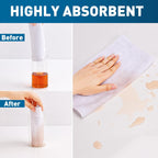 Microfiber Cleaning Cloths-400 Pack, Microfiber Towels Bulk, Towels for Cars, Cleaning Rags White (12x12 inches)