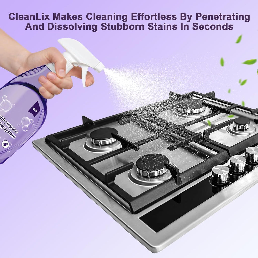 The All-In-One Multi Purpose Cleaning System with Cleaning Tablets - Cleaning Spray for Every Stain - Cleaner(1 Bottle+18Tablet)