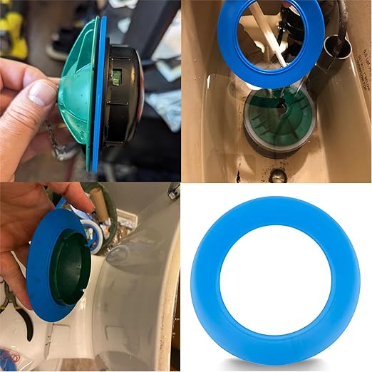 Flush Valve Seal for American Standard & Eljer Toilets, Upgraded Silicone Material 7301111-0070A American Standard Toilet Parts Replacement with O Rings for Champion 4 and Eljer Titan 4（2-Pack）