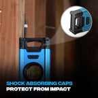 OX Tools Trade Series 4ft Non Magnetic Box Beam Levels - 48 inch Level Aluminum Body Level Hand Tools - Magnified Vials, Shock Absorbing End Cap, Soft Grip Handle Leveler Tool OX-T024212