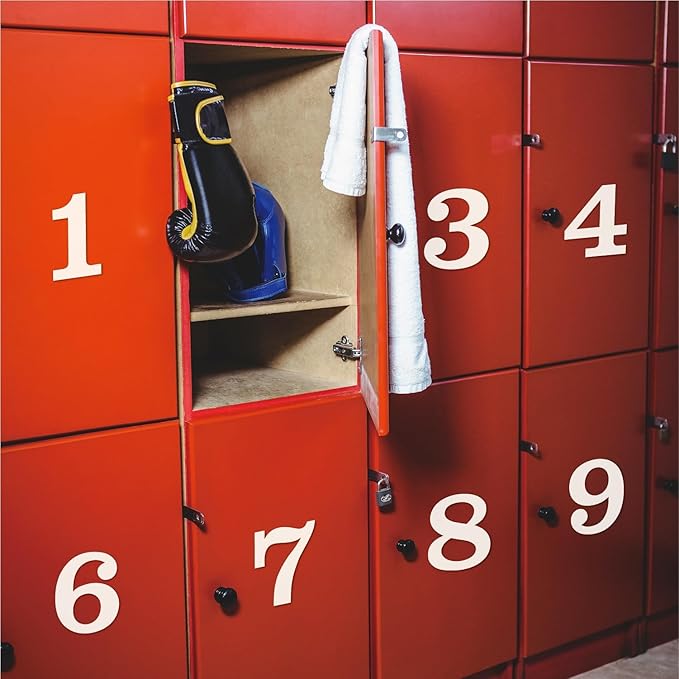 200 PCS Mailbox Numbers for Outside, Vinyl Numbers Stickers Mailbox Number Decals, Self-Adhesive Waterproof Numbers for Mailbox Window Door Trucks Address Number (White, 2 inch)