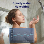 Ranein Natural Gas Tankless Water Heater with Vent Pipe, Indoor Max 4.3 GPM, 100,000 BTU Instant Hot Water Heater